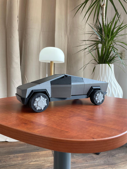 Cybertruck Car Decoration Toy Gray Futuristic Vehicle Collectible Desk Display Car Toy Gift for Men Boys Adults EV