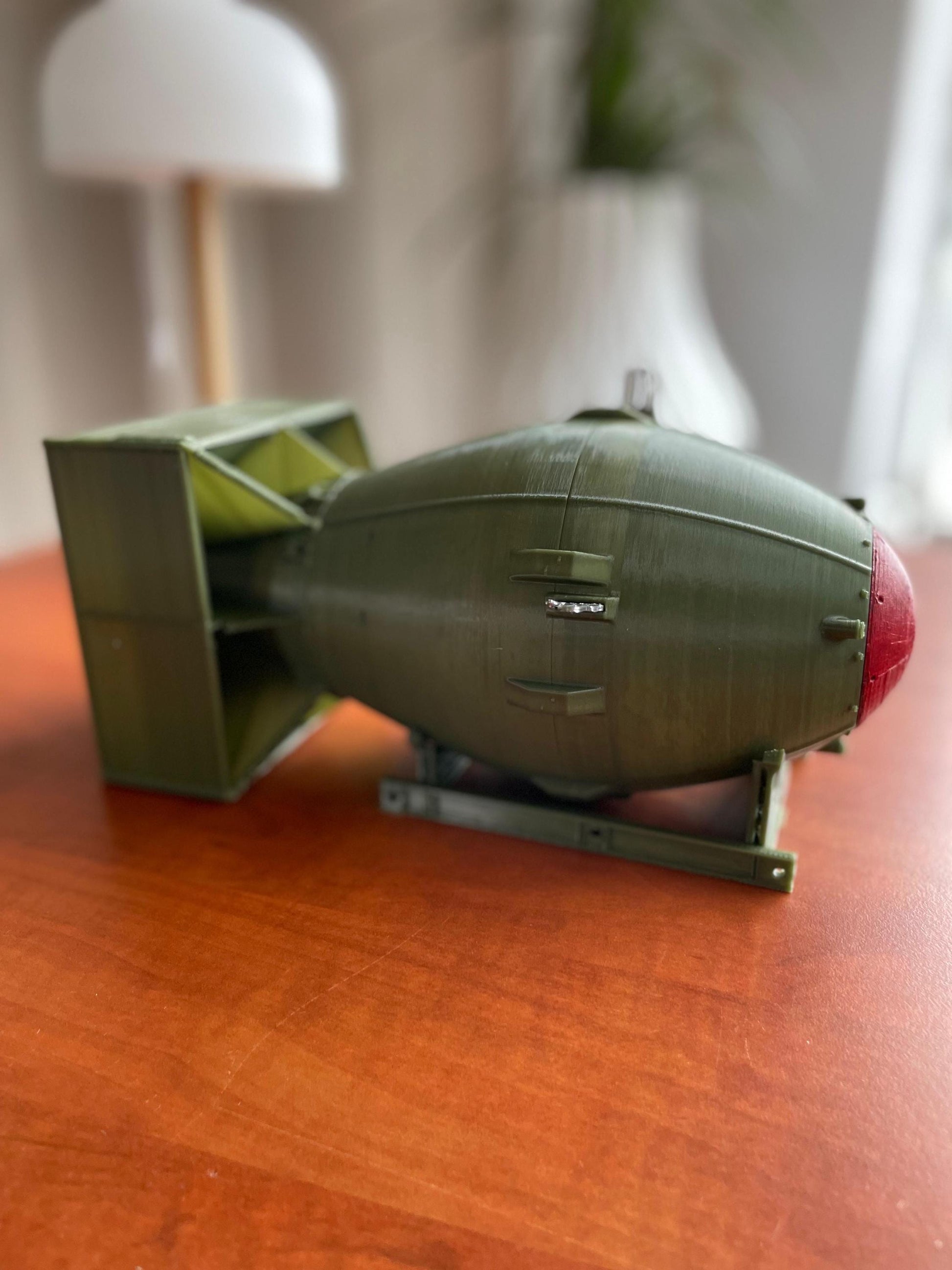 Fat Bomb Model | Detailed 3D Printed Military Replica | Vintage War Decor | Ideal Gift for History Buffs