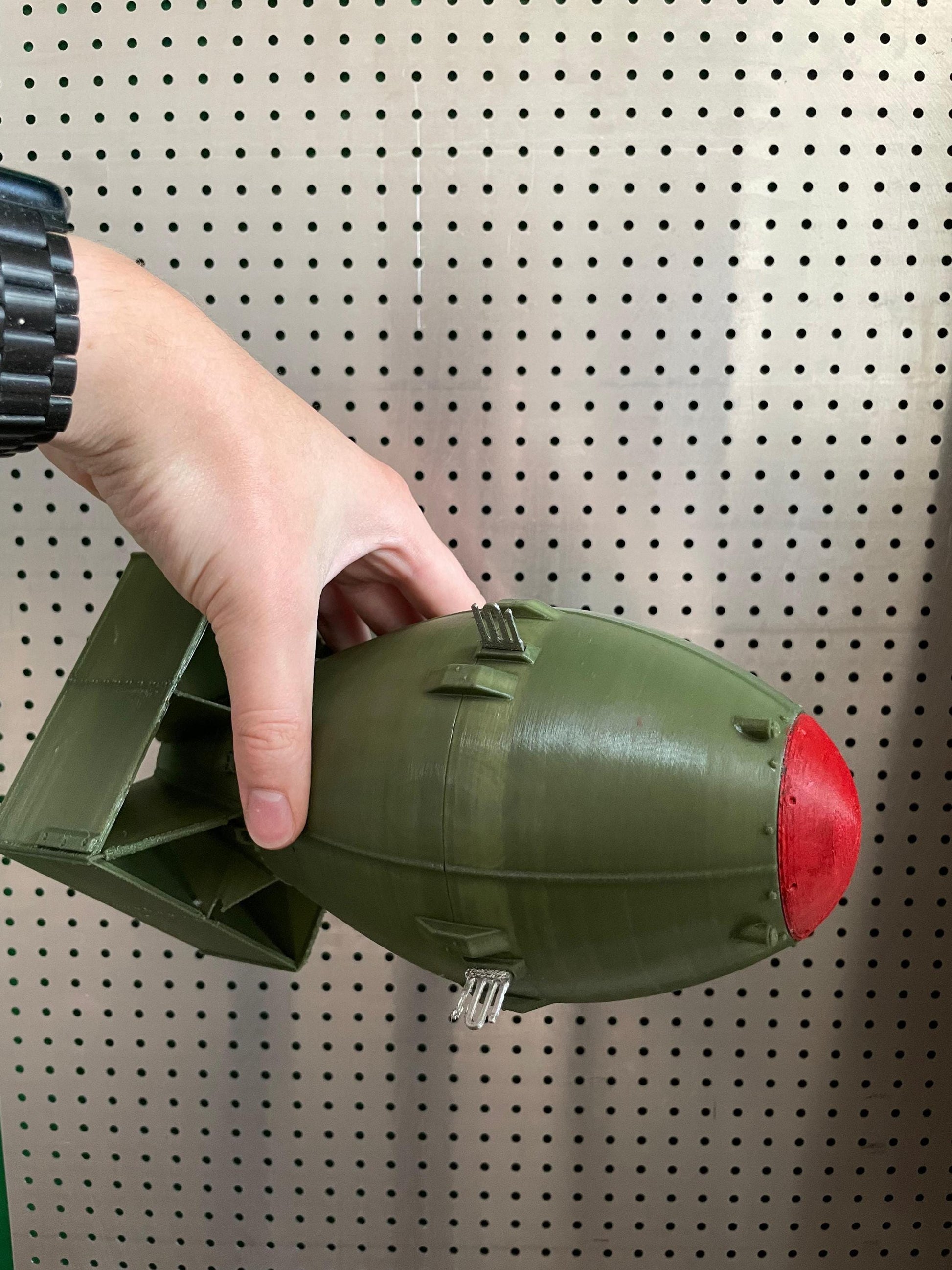 Fat Bomb Model | Detailed 3D Printed Military Replica | Vintage War Decor | Ideal Gift for History Buffs