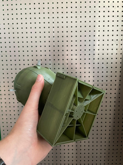 Fat Bomb Model | Detailed 3D Printed Military Replica | Vintage War Decor | Ideal Gift for History Buffs