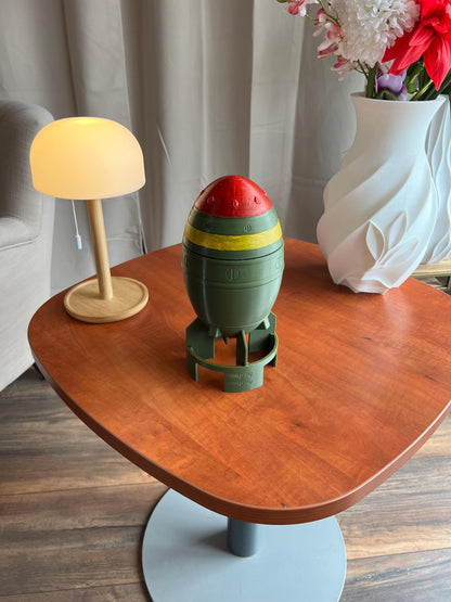 Mini Nuke Fat Man Replica | 3D Printed Fallout-Inspired Bomb Prop | Gamer & Geek Decor for Collectors