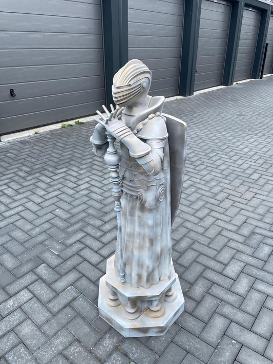 Giant Replica Knight Chess Piece – Life-Size Fantasy Decor | 120cm 3D Printed Statue