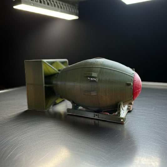 Fat Bomb Model | Detailed 3D Printed Military Replica | Vintage War Decor | Ideal Gift for History Buffs