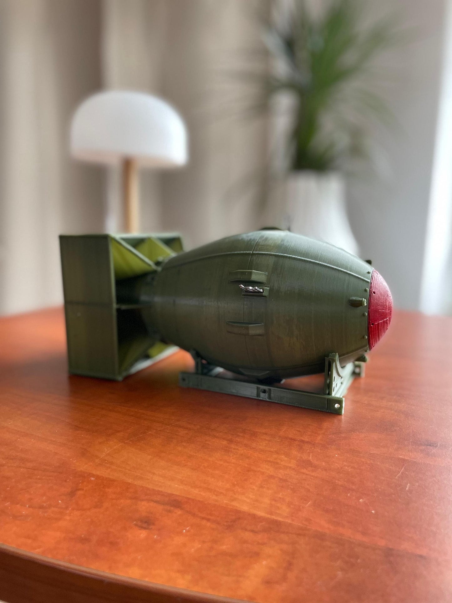 Fat Bomb Model | Detailed 3D Printed Military Replica | Vintage War Decor | Ideal Gift for History Buffs