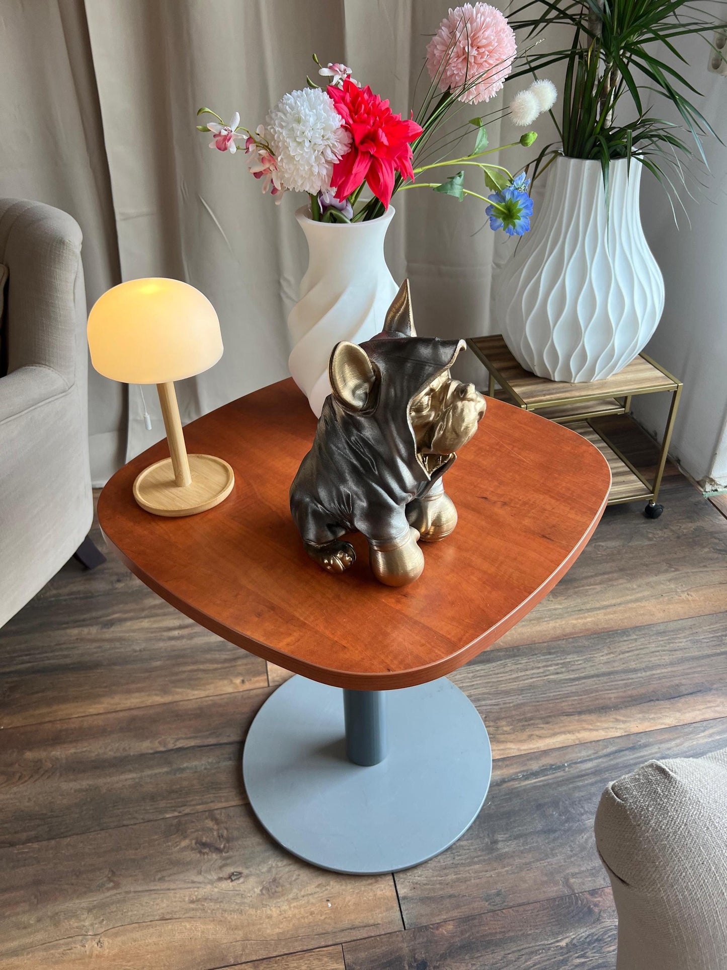 Boxer Puppy Statue | Stylish 3D Printed Dog Decor | Unique Gift for Dog Lovers & Home Enthusiasts