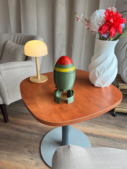 Mini Nuke Fat Man Replica | 3D Printed Fallout-Inspired Bomb Prop | Gamer & Geek Decor for Collectors
