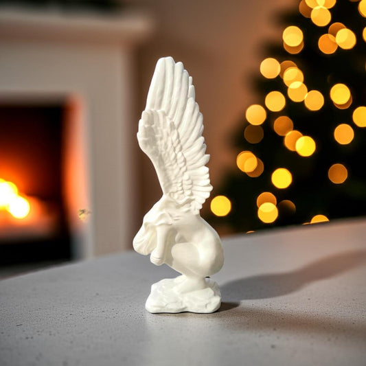 Crying Angel Statue Religious Sculpture Garden Memorial Decor Praying Angel Figurine Cemetery Grave Marker Sympathy Gift