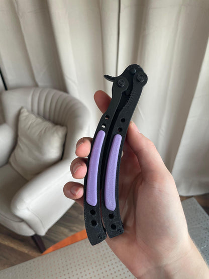 Butterfly Knifw Trainer Toy Practice Balisong Dull Blade Flipping Tool Knifw Fidget Toy All Colors Training Knifw