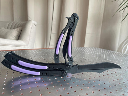 Butterfly Knifw Trainer Toy Practice Balisong Dull Blade Flipping Tool Knifw Fidget Toy All Colors Training Knifw