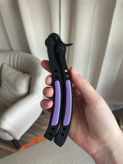 Butterfly Knifw Trainer Toy Practice Balisong Dull Blade Flipping Tool Knifw Fidget Toy All Colors Training Knifw