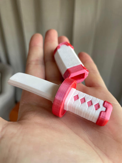 Fidget Mini Sword Toy Kogatana - Mini Katana - Stress Relief Desk Toy - TikTok Viral Sensory ADHD Focus Tool Gift