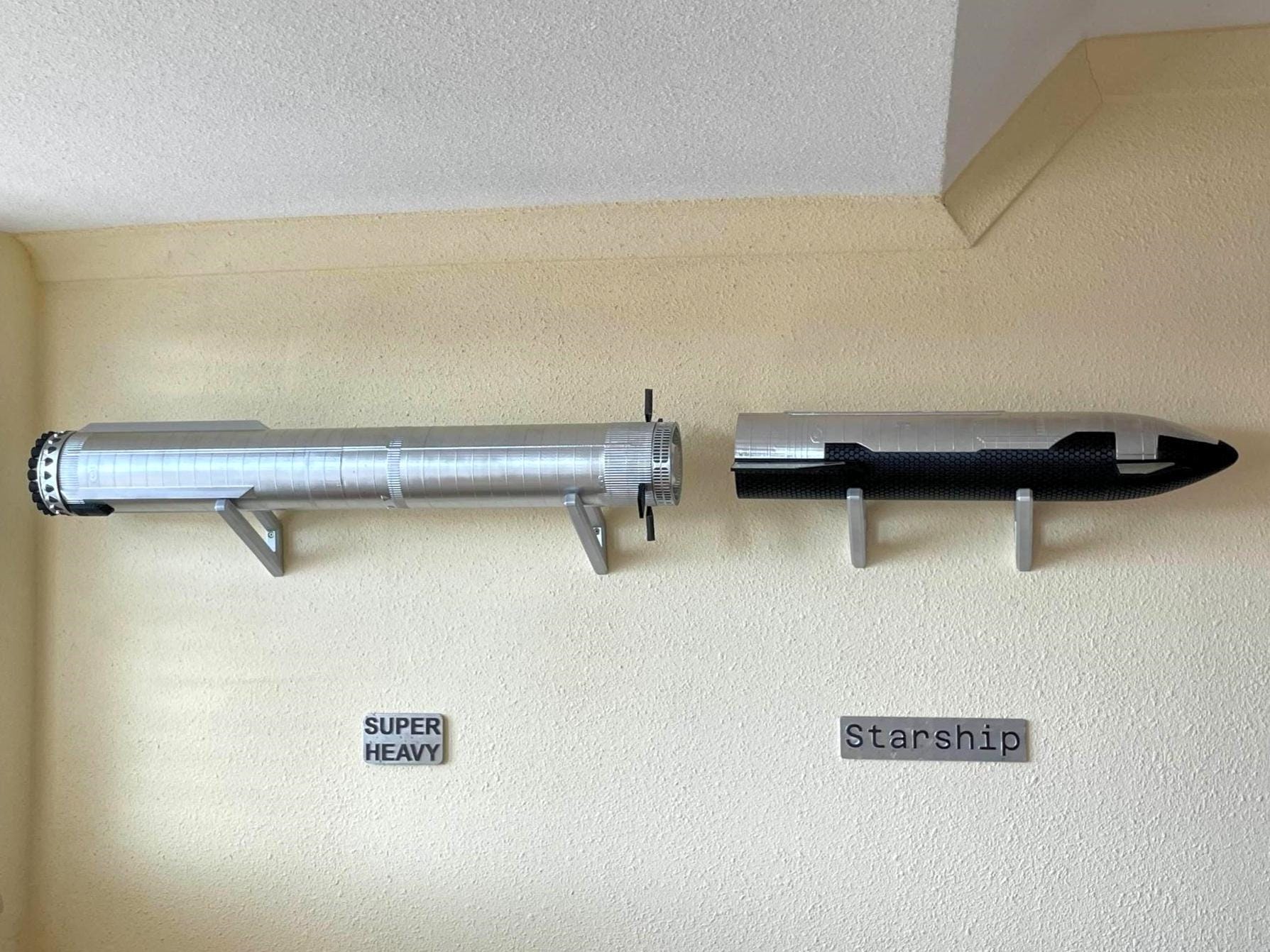 Starship Rocket Booster Space Model 150cm | Iconic Spacecraft Replica | Display Piece for Collectors and Space Enthusiasts | Wall Decor