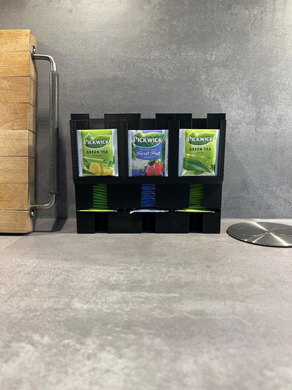 Thee Dispenser | Theezakjes Houder | Organizer voor Pickwick & Diverse Thee | Verkrijgbaar in 2 Maten