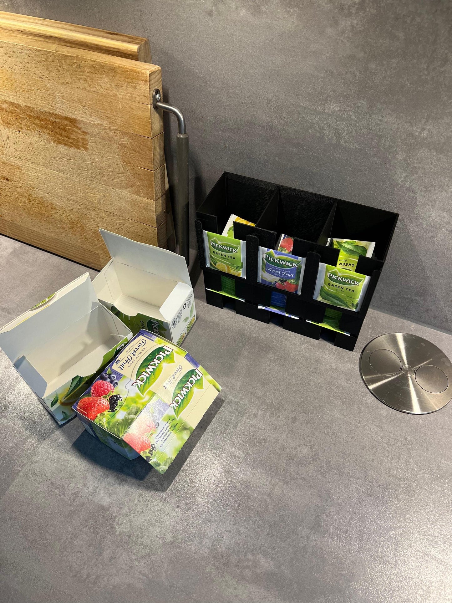 Thee Dispenser | Theezakjes Houder | Organizer voor Pickwick & Diverse Thee | Verkrijgbaar in 2 Maten