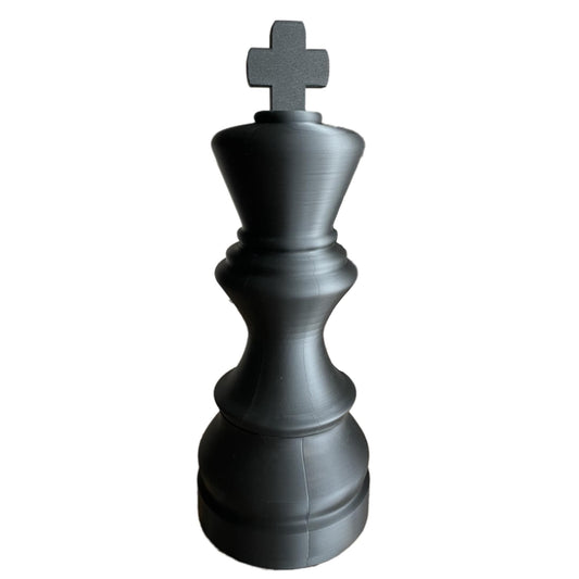Chess King Piece 80cm for Storage | Unique Chess Set Organizer | Decorative XXL Chess King piece Collectible for Home Decor & Gifts