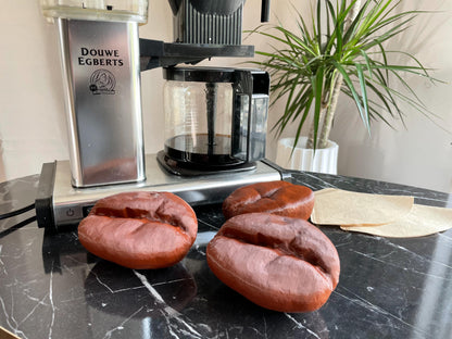 Coffee Beans Decoration - Large Decorative Bean Pods for Cafe Home Decor