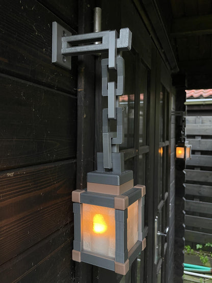 Hanging Lantern LED Night Light Lamp - Set of 2! - Gamer Room Decor, Gaming Gift for Kids & Fans