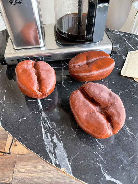 Coffee Beans Decoration - Large Decorative Bean Pods for Cafe Home Decor