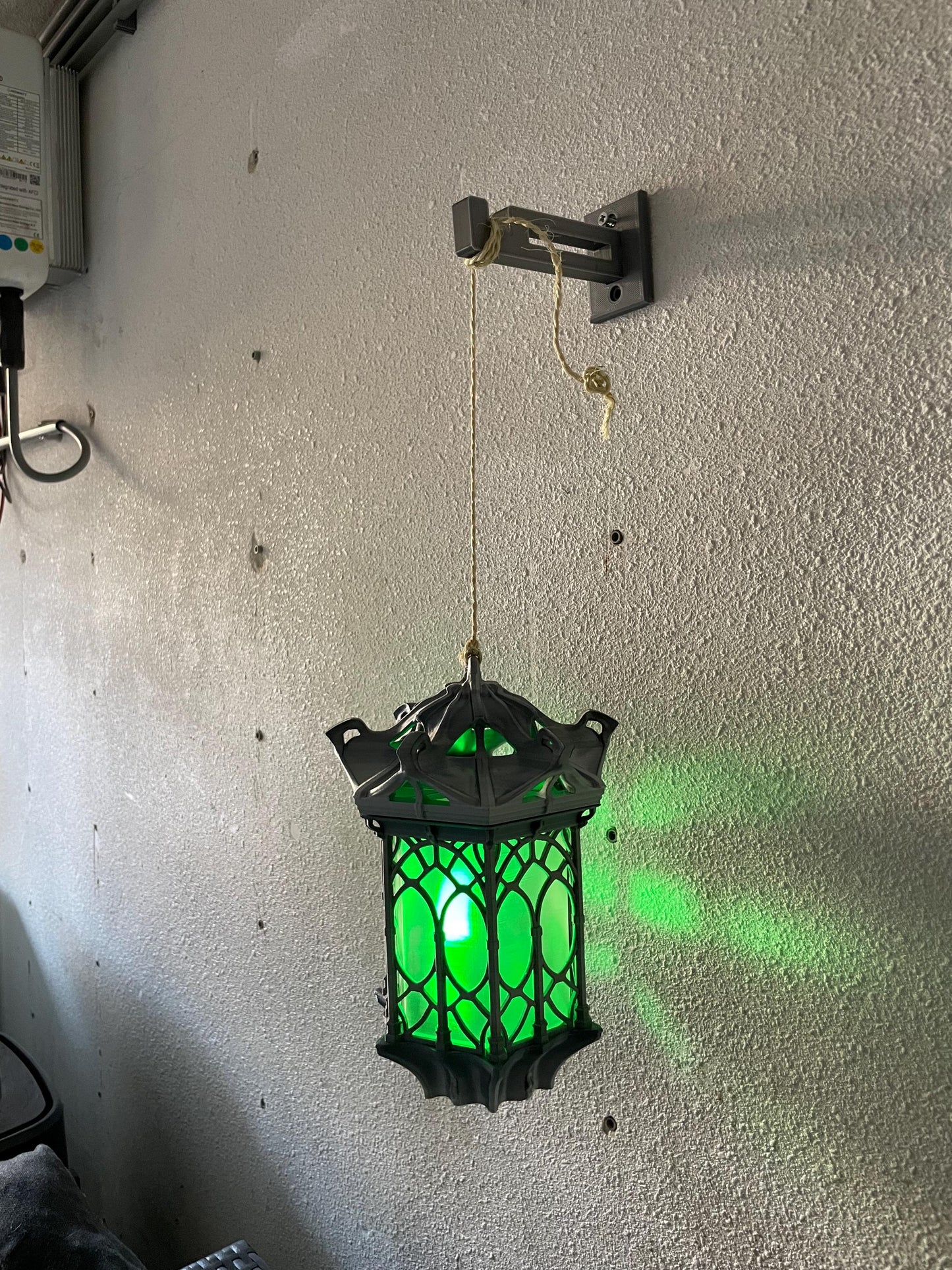 Hanging Lantern LED Night Light Gothic Lamp | Set of 2 | Vintage Gamer Room Decor | Gaming Gift for Kids & Fans