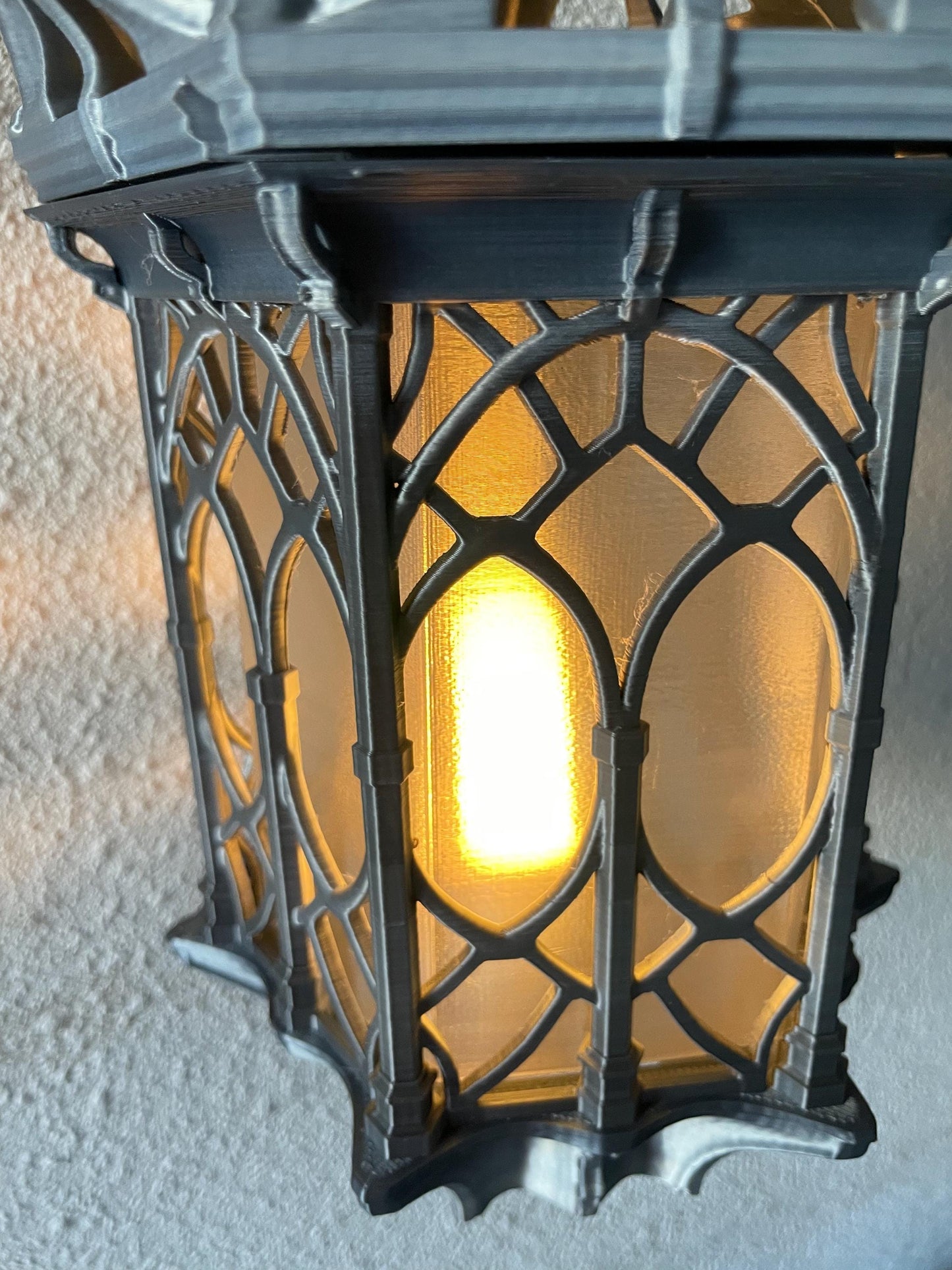 Hanging Lantern LED Night Light Gothic Lamp | Set of 2 | Vintage Gamer Room Decor | Gaming Gift for Kids & Fans
