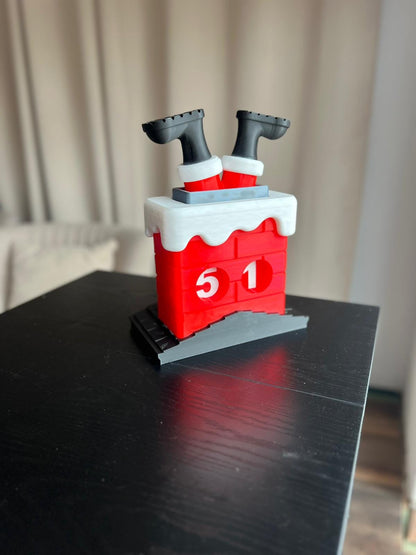 Santa Christmas Countdown | Festive Holiday Decor | Fun Christmas decor | christmas calender | christmas gifts | christmas decor