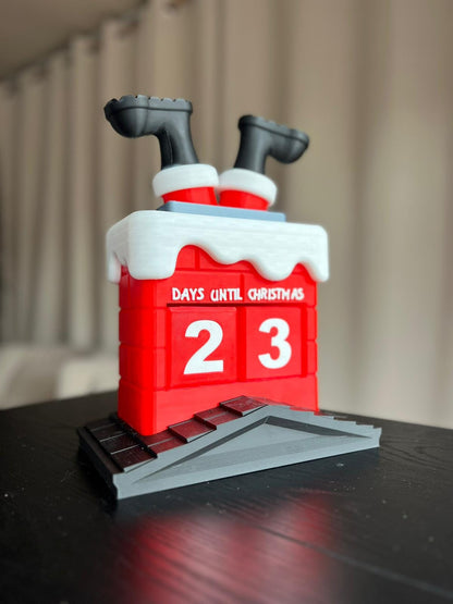 Santa Christmas Countdown | Festive Holiday Decor | Fun Christmas decor | christmas calender | christmas gifts | christmas decor
