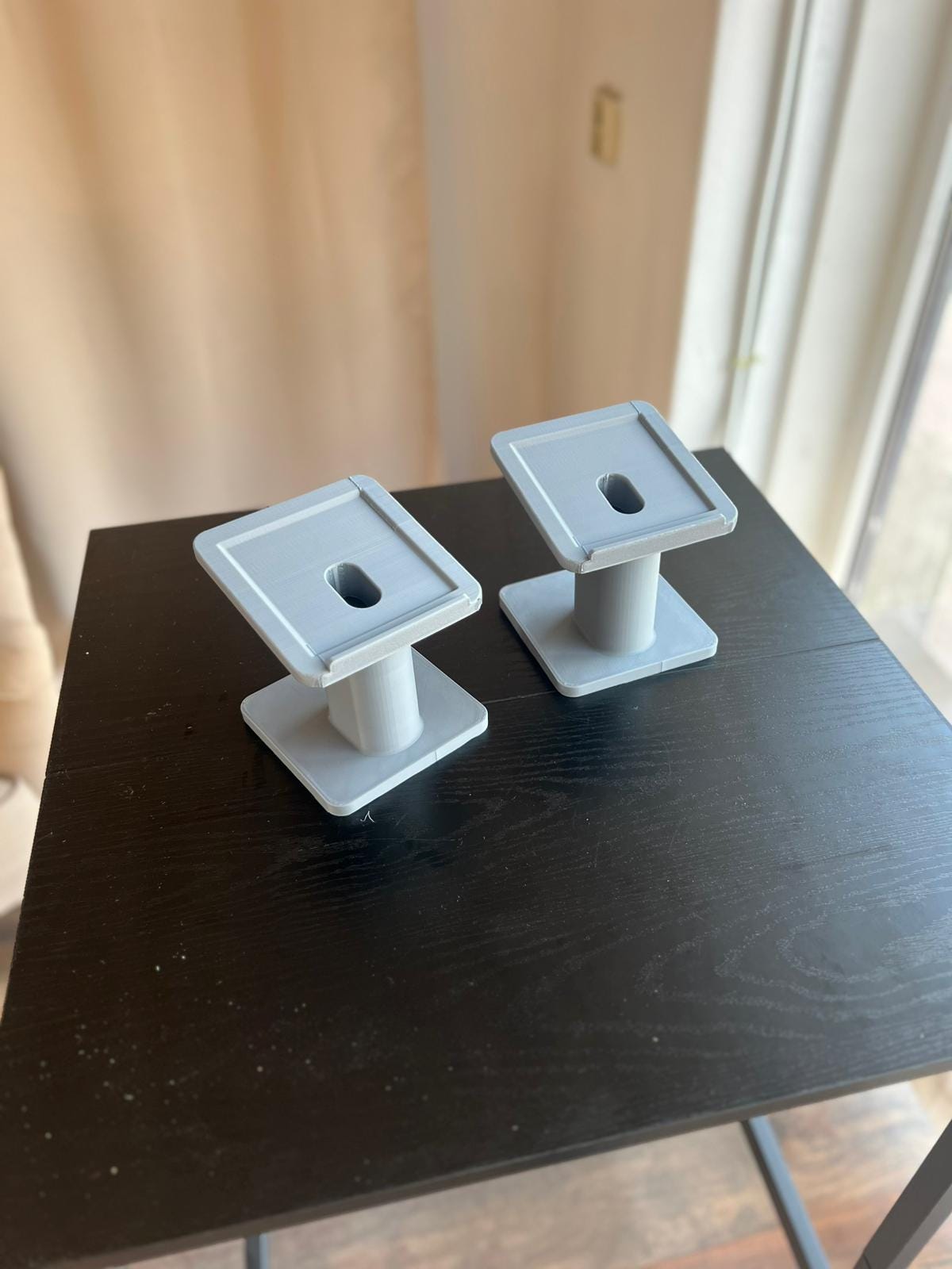 Speaker Stands | 3D Printed | Desk Speaker Stands | wood speaker stands | vintage speaker stands