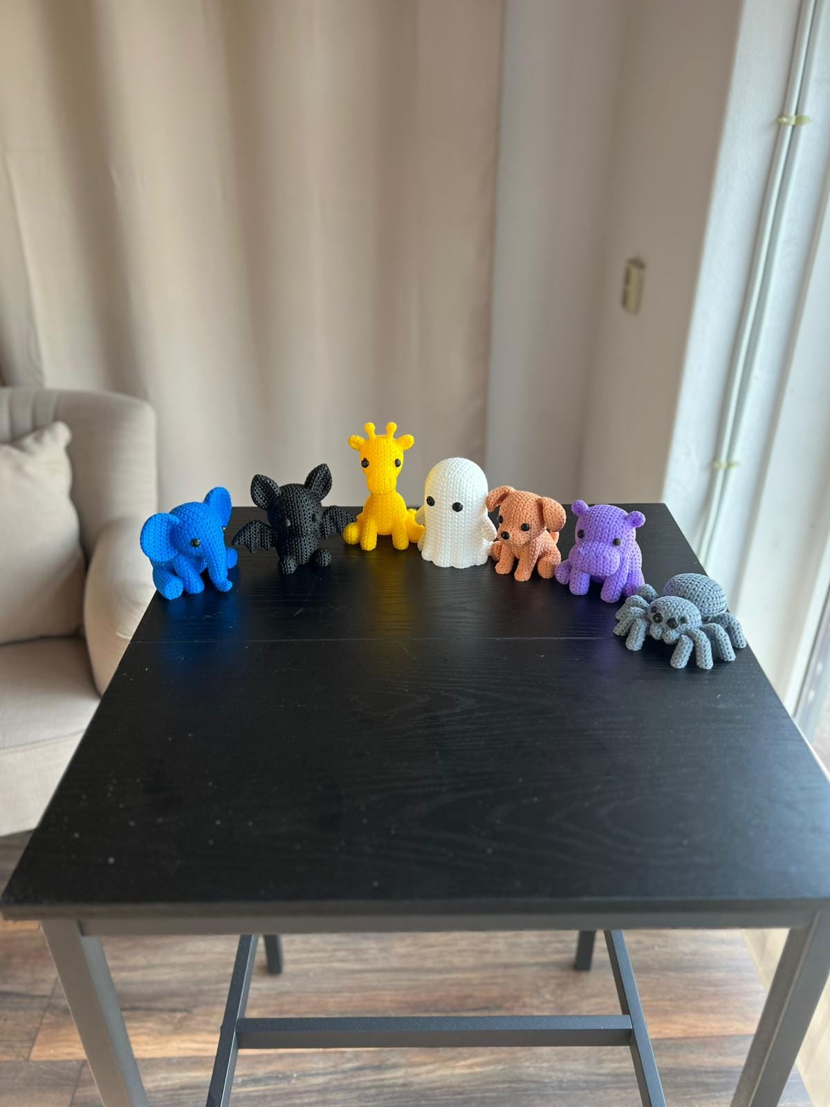 Colorful Knitted Baby Animal Friends | knitted animals | Kintting | knitting patterns | Handmade Amigurumi | Plush Decor | Nursery Essential