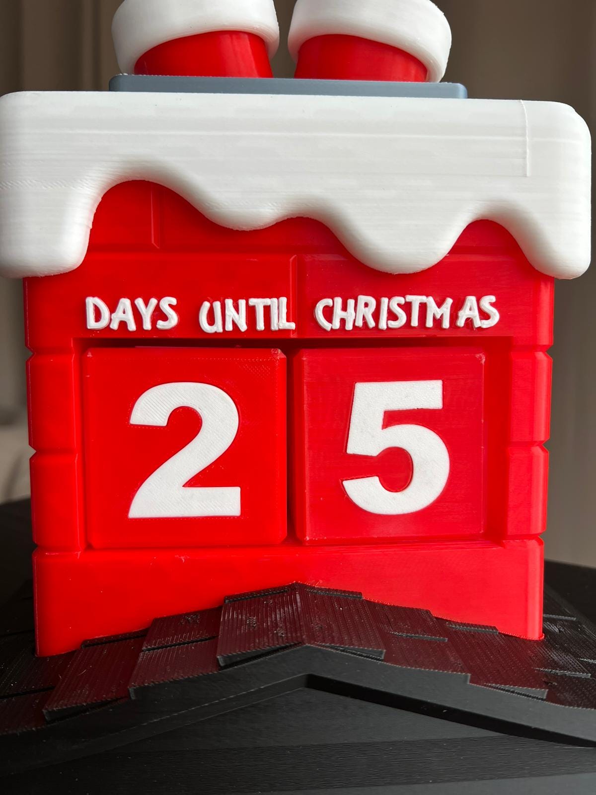Santa Christmas Countdown | Festive Holiday Decor | Fun Christmas decor | christmas calender | christmas gifts | christmas decor
