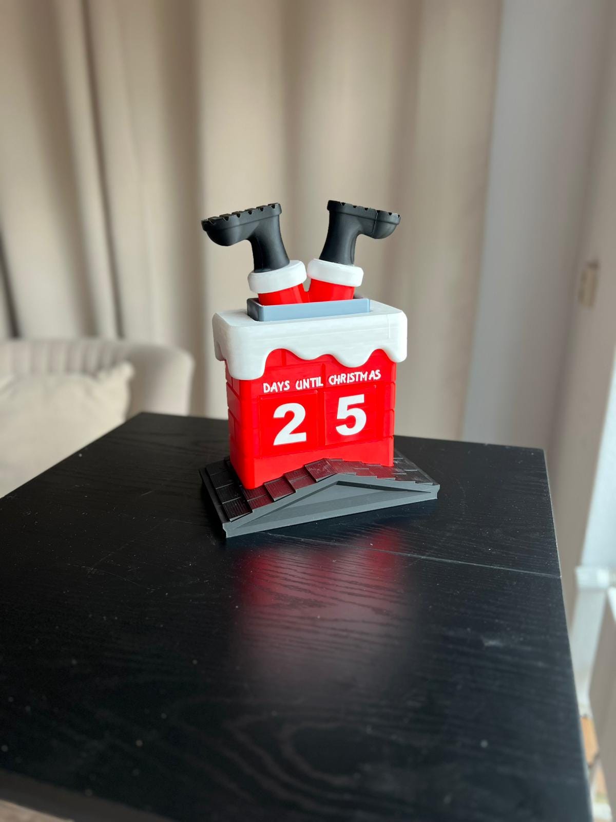 Santa Christmas Countdown | Festive Holiday Decor | Fun Christmas decor | christmas calender | christmas gifts | christmas decor