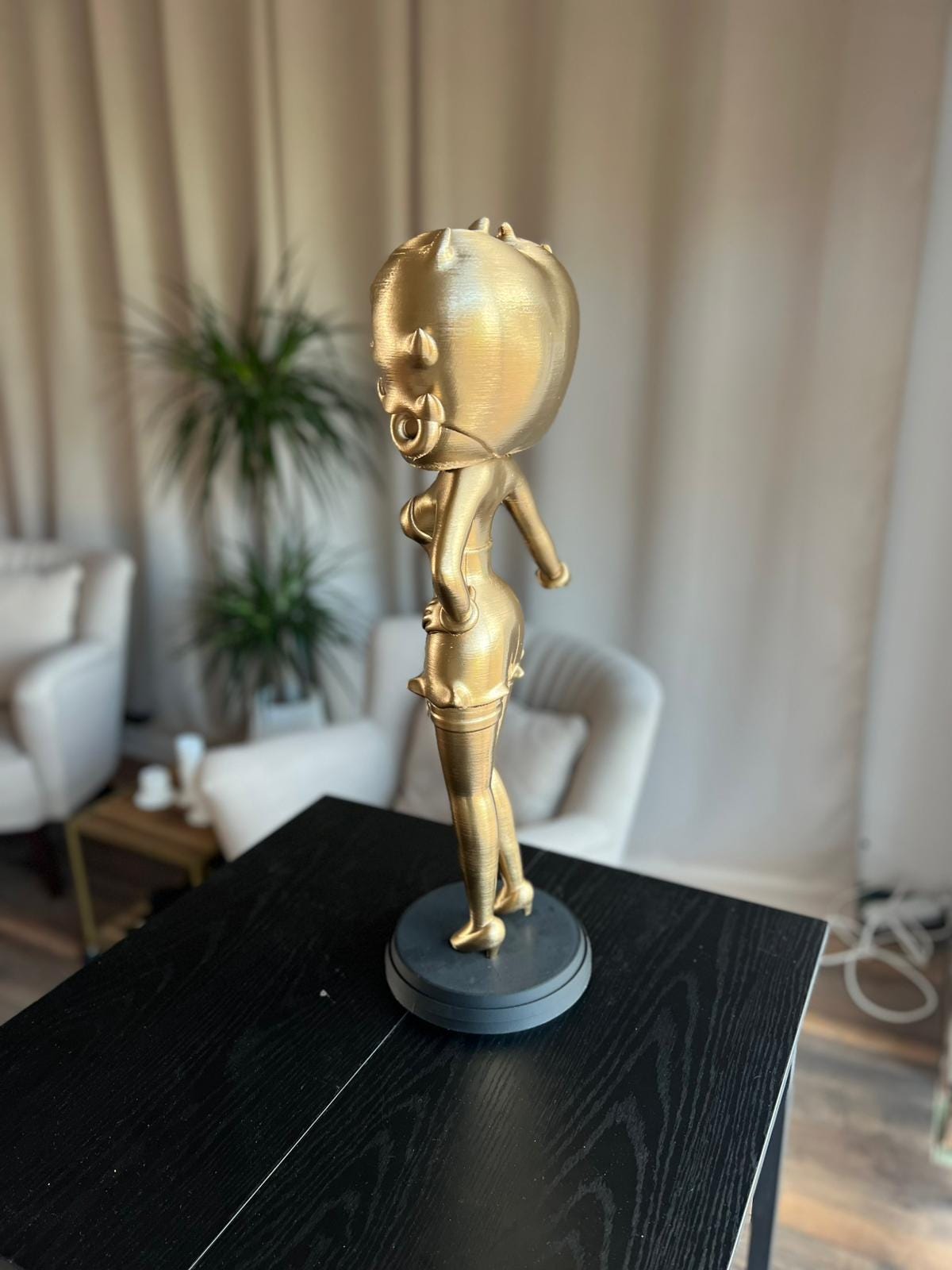 Betty Boop Golden Vintage Statue | BoopOopADoop | Betty Boop 1930 | Classic Cartoon