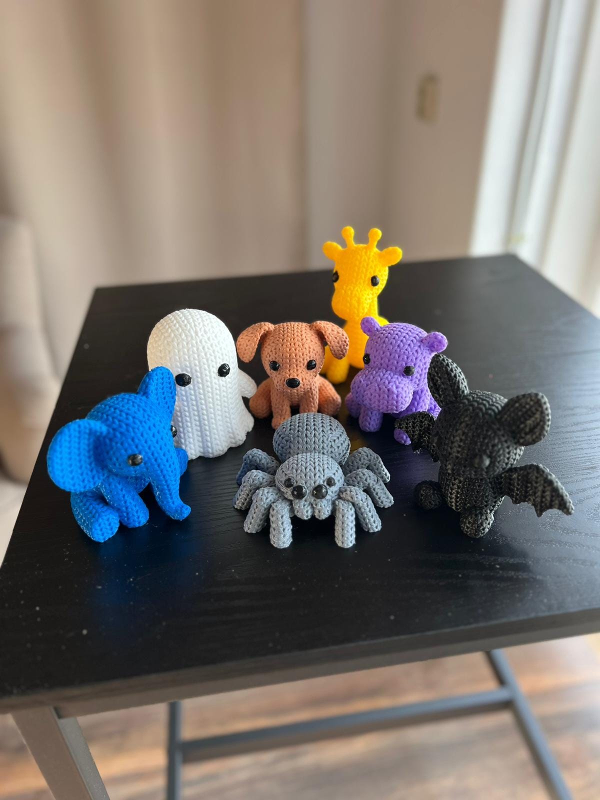 Colorful Knitted Baby Animal Friends | knitted animals | Kintting | knitting patterns | Handmade Amigurumi | Plush Decor | Nursery Essential