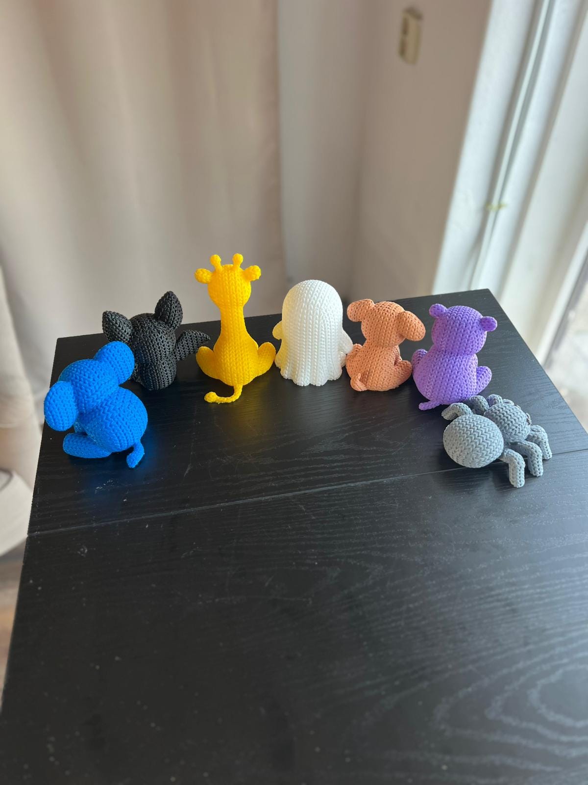 Colorful Knitted Baby Animal Friends | knitted animals | Kintting | knitting patterns | Handmade Amigurumi | Plush Decor | Nursery Essential