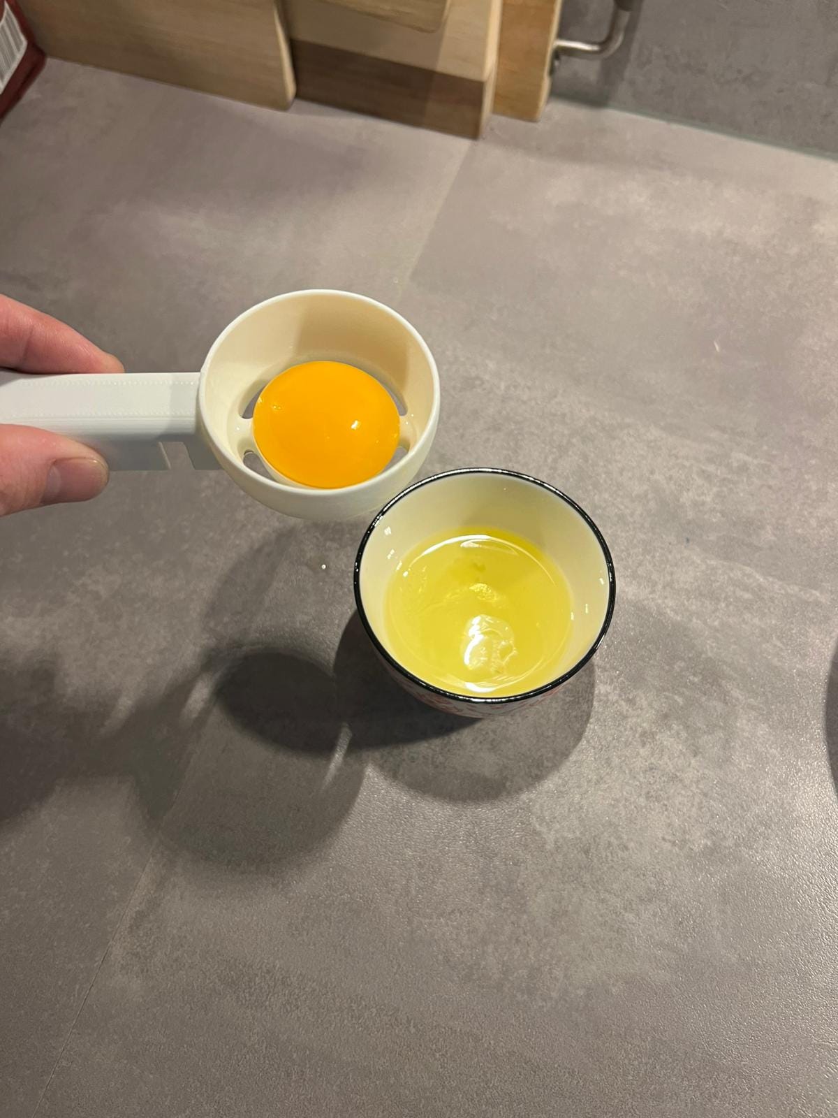 Egg Yolk Separator Tool | KitchenGadget | EggSplitter | CookingHack | Egg Splitter