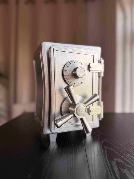 Vault Money Piggy Bank 3D Safe Box Coin Piggy Bank Gaming Room Decor Kids Gift Collectible Loot Crate Storage Desk Accessory