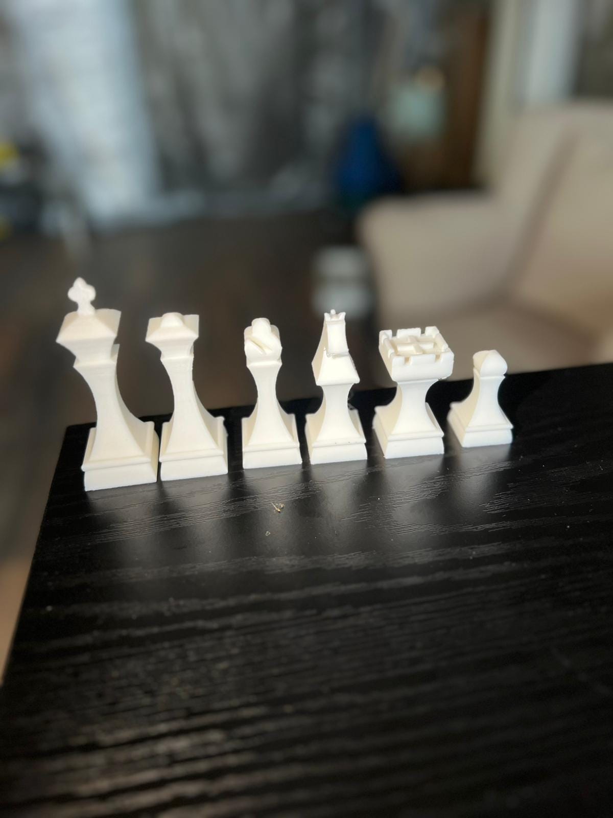 Square Chess Set | Geometric Designer Chess Pieces | Modern Architectural Design | Luxury Chess Gift | Contemporary Home Decor