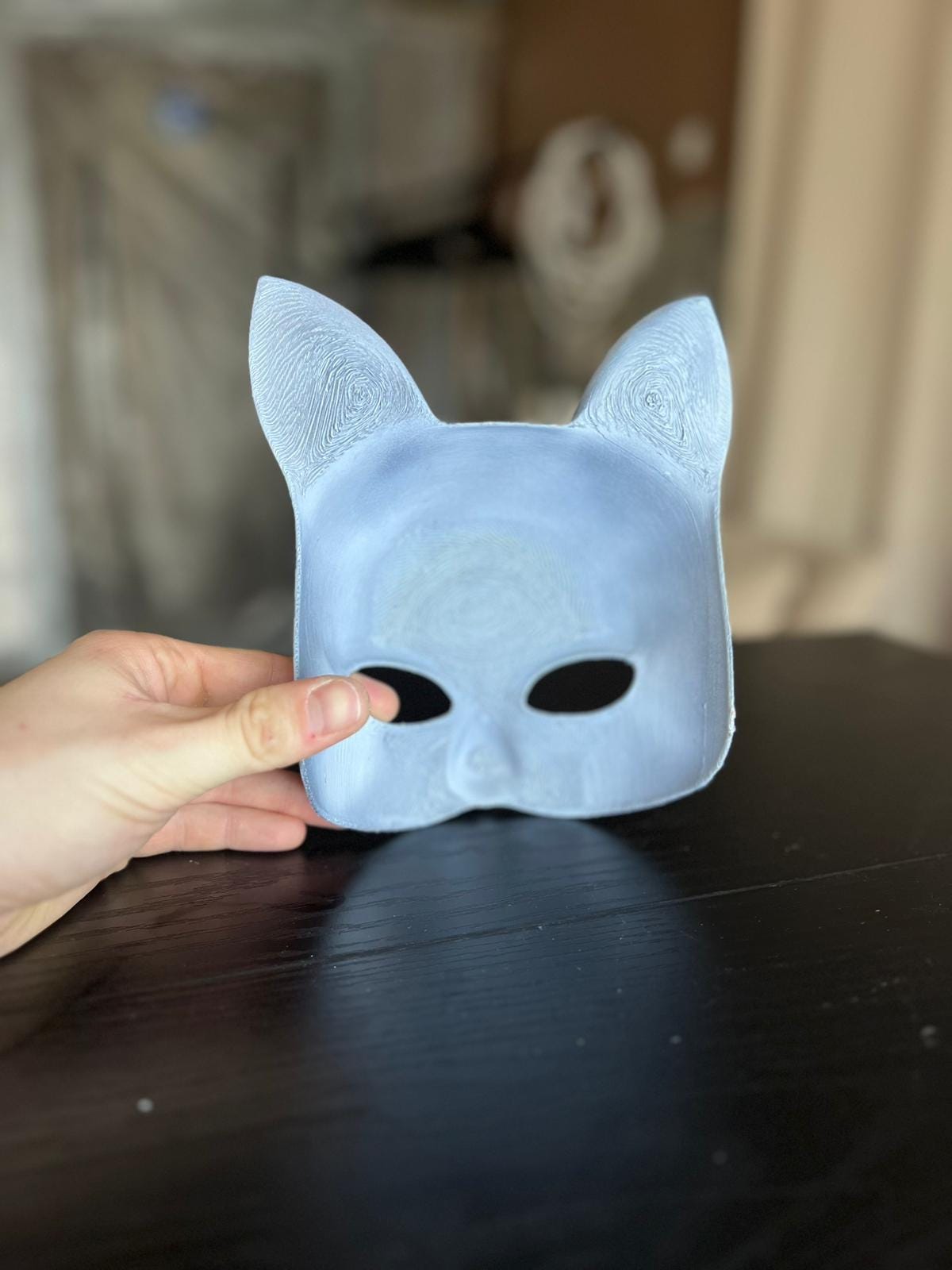 Therian Mask Mystical Moon Bunny | TherianMask | BunnyTherian | |Therian | Quadrobics | FurryArt | MaskMaking |