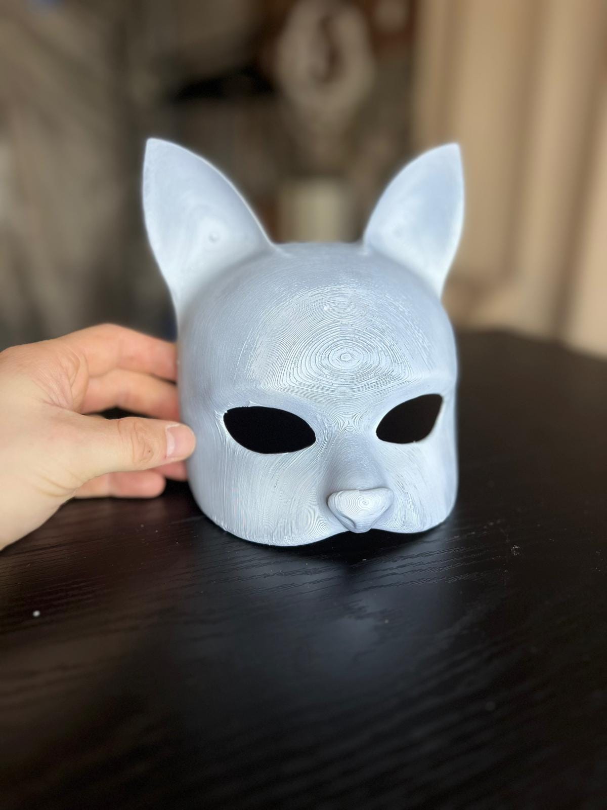 Therian Mask Mystical Moon Bunny | TherianMask | BunnyTherian | |Therian | Quadrobics | FurryArt | MaskMaking |