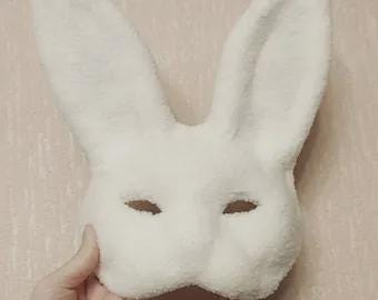 Therian Mask Mystical Moon Bunny | TherianMask | BunnyTherian | |Therian | Quadrobics | FurryArt | MaskMaking |