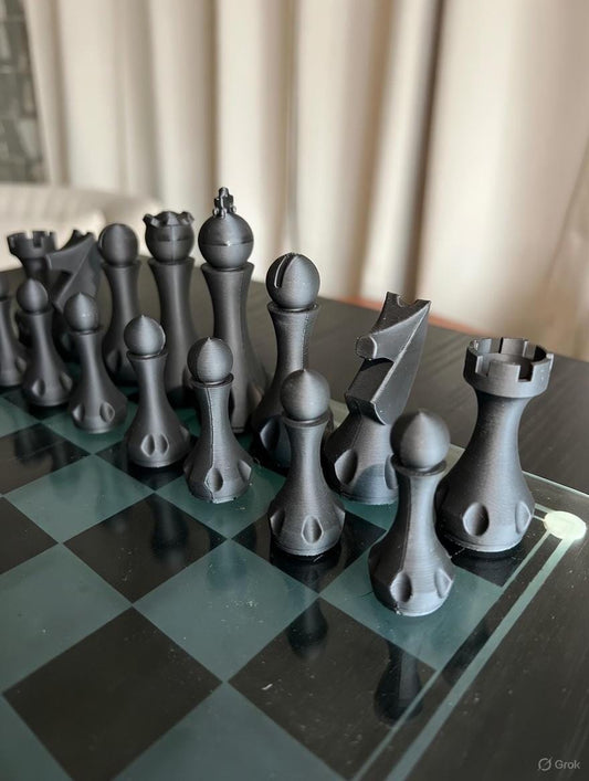 Zonda Chess Set | Supercar Inspired Chess Pieces | Gold & Silver Performance Design | Luxury Chess Gift | Automotive Art Decor