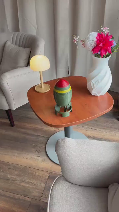 Mini Nuke Fat Man Replica | 3D Printed Fallout-Inspired Bomb Prop | Gamer & Geek Decor for Collectors