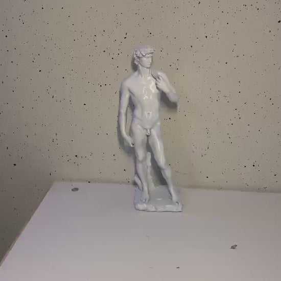 David Michelangelo Statue | Classic Art Sculpture | Italian Renaissance Decor | Home & Office Art | Antique Style Bust | 3D Printed