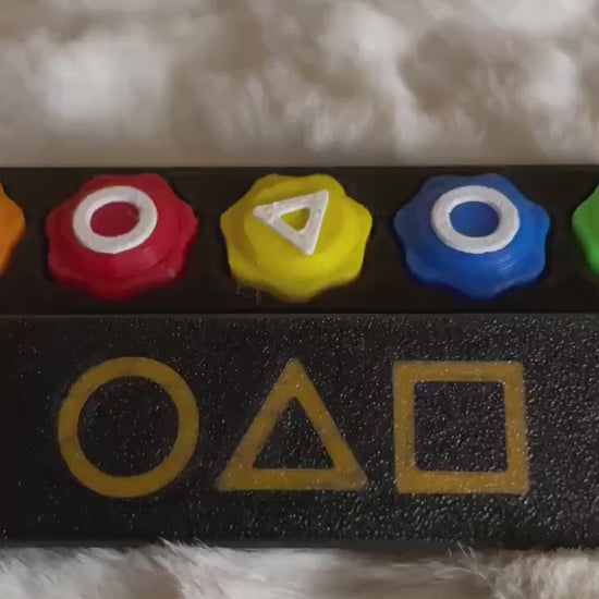 Gonggi Dice Korean Game with weights – Fun Traditional Family Game, Colorful Dice Set, Perfect for Parties & Travel-Friendly Entertainment!