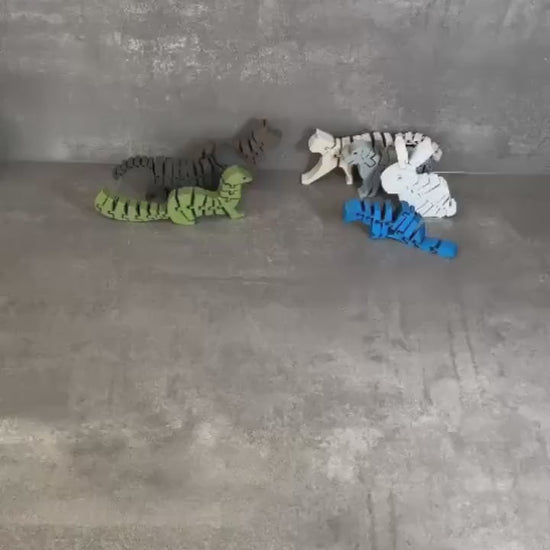Montessori Pet Toy Set | Stackable Animal Puzzle | Educational Fun for Kids