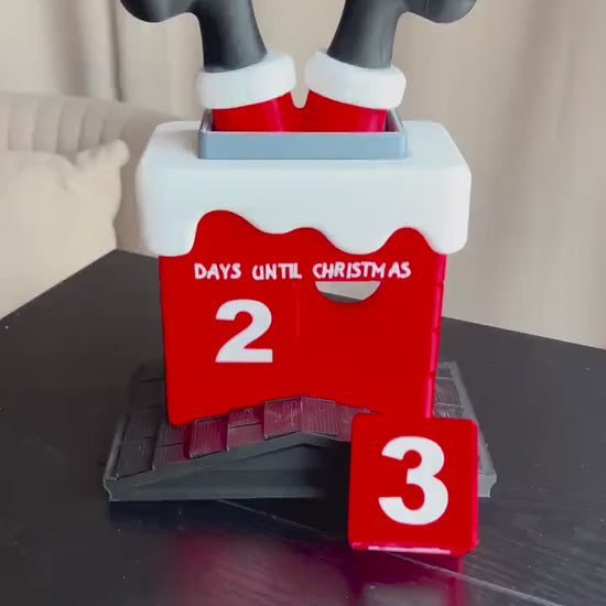 Santa Christmas Countdown | Festive Holiday Decor | Fun Christmas decor | christmas calender | christmas gifts | christmas decor