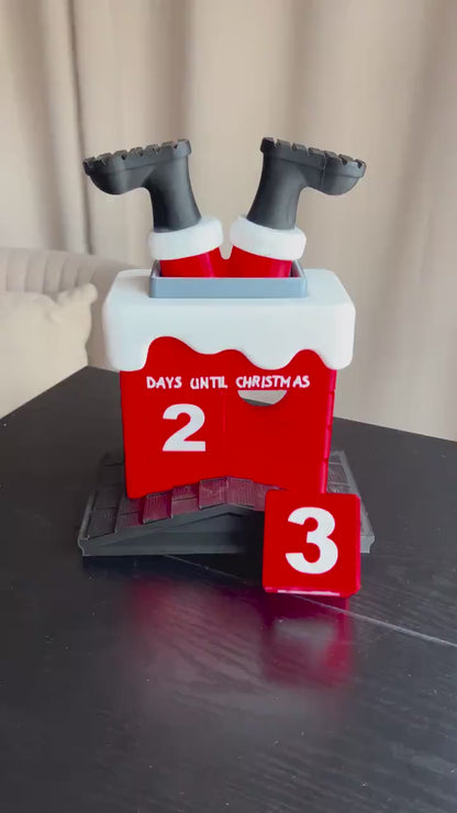 Santa Christmas Countdown | Festive Holiday Decor | Fun Christmas decor | christmas calender | christmas gifts | christmas decor