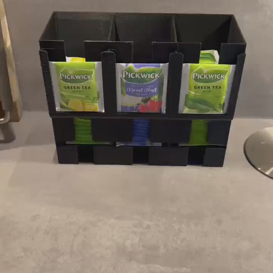 Thee Dispenser | Theezakjes Houder | Organizer voor Pickwick & Diverse Thee | Verkrijgbaar in 2 Maten