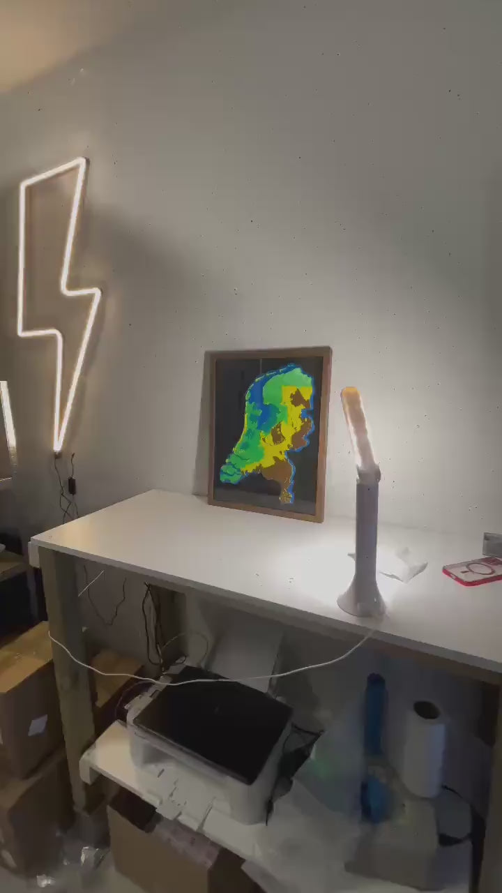 Customizable 3D Map of Netherlands Dutch Topography - A Unique Home Decor Accent