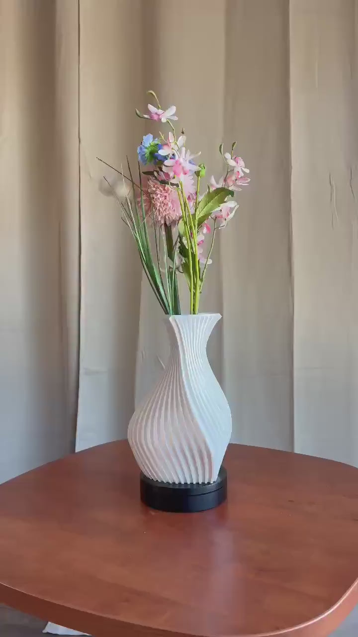 Heart Shaped Vase | 3D Printed Modern Flower Vase | Unique Decorative Home Decor | Minimalist Table Centerpiece | Contemporary Art Vase