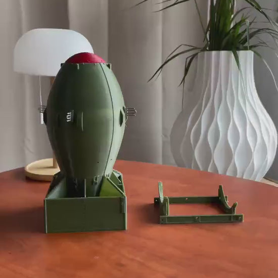 Fat Bomb Model | Detailed 3D Printed Military Replica | Vintage War Decor | Ideal Gift for History Buffs